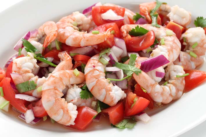 #RecetaDelDía: Ceviche de camarón en salsa criolla colombiana